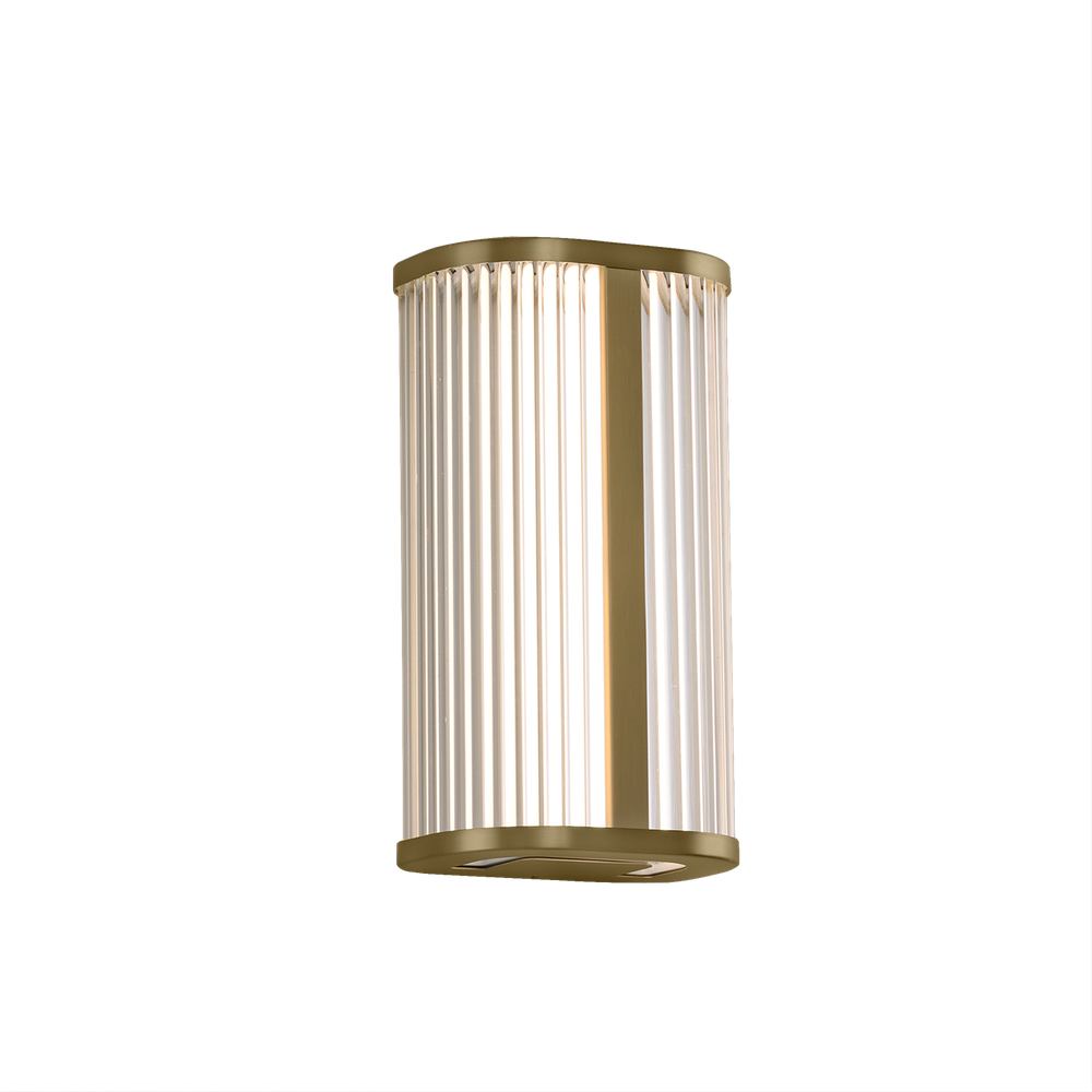 12W LED sieninis šviestuvas DIVA, sendinto aukso sp., 2700/3000K, dimeriuojamas, IP44, A3990072ODP