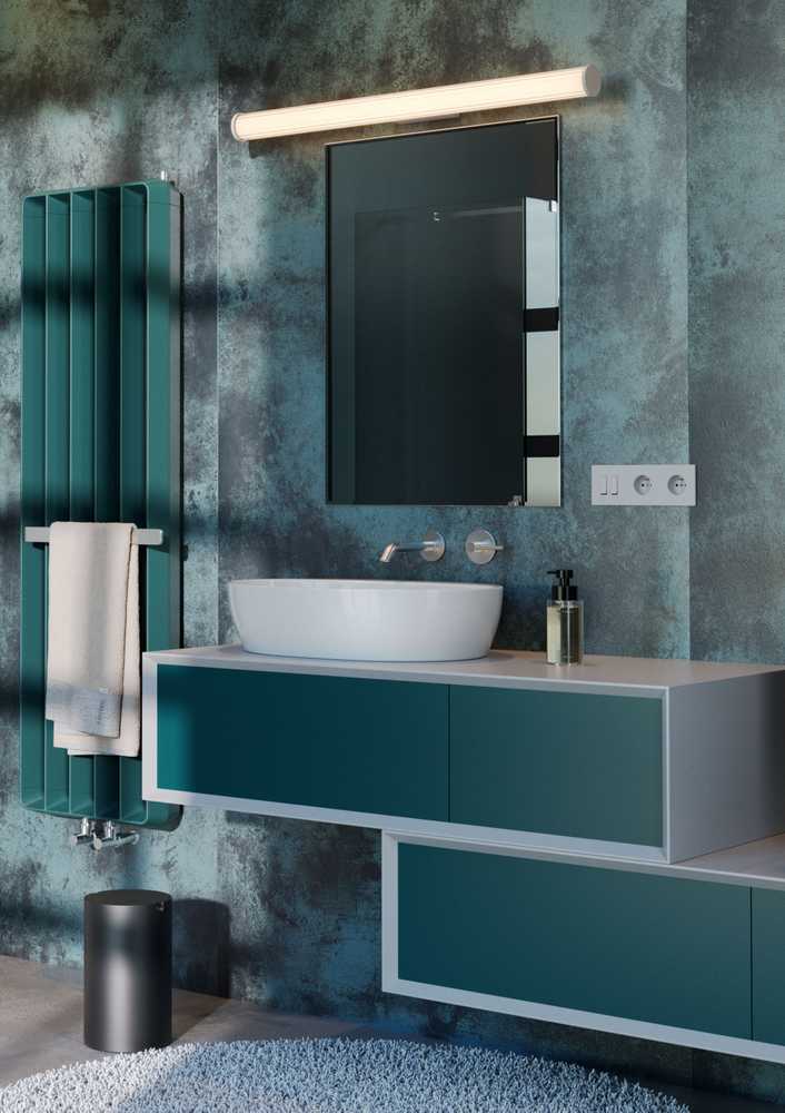 12W LED sieninis šviestuvas DIZZY, baltas, 3000/4000K, IP44, 01-3360
