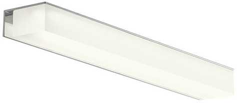 12W LED sieninis šviestuvas ERMES, chromo sp., 3000K, IP44, 01-2291