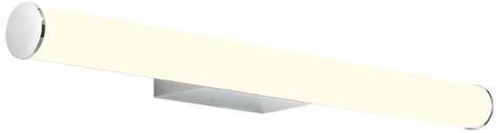 12W LED sieninis šviestuvas KALI, chromo sp., 3000/4000K, IP44, 01-3278