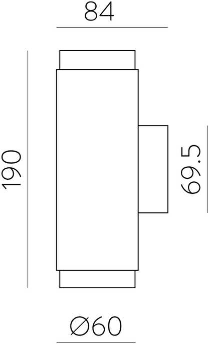 12W LED sieninis šviestuvas LUX, aukso/juodos sp., 3000K, dimeriuojamas, A3989100ONDP