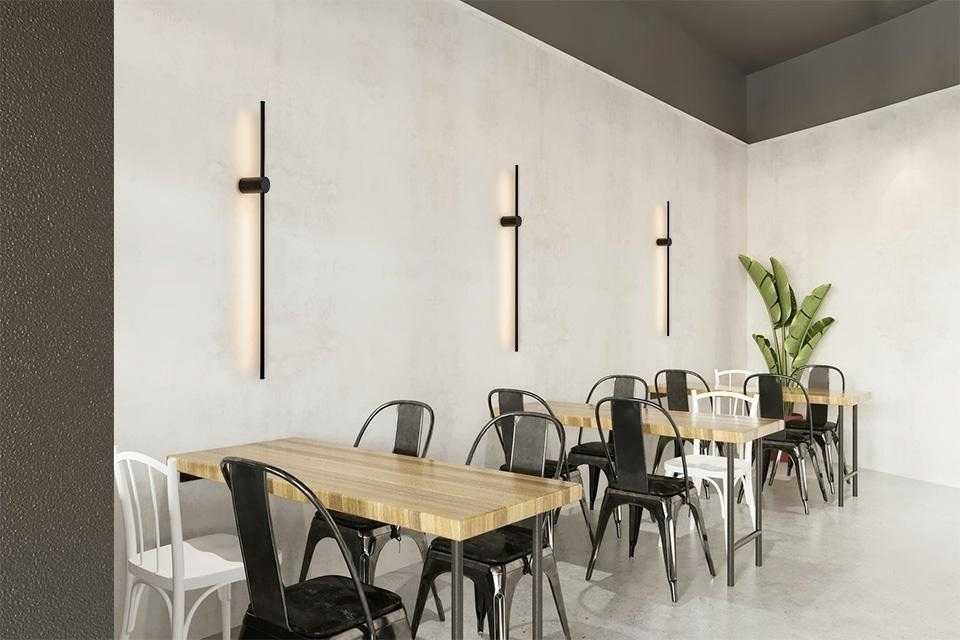 12W LED sieninis šviestuvas OMBRE 100, juodas, 3000K