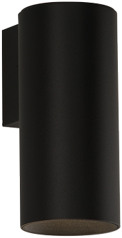 12W LED sieninis šviestuvas PIPE, juodas, 3000K, A3986000N