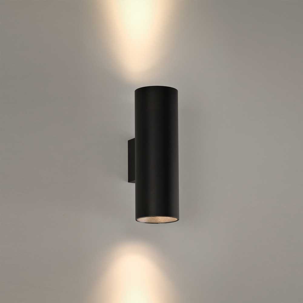12W LED sieninis šviestuvas PIPE, juodas, 3000K, dimeriuojamas, A3986100NDT