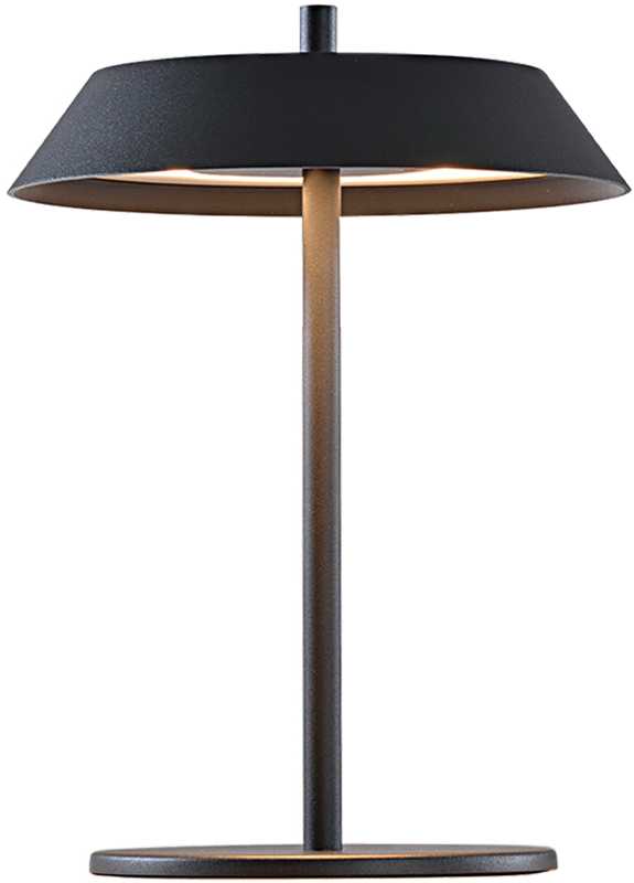 12W LED stalo šviestuvas LEONA, juodas, 3000K, dimeriuojamas, 4317000