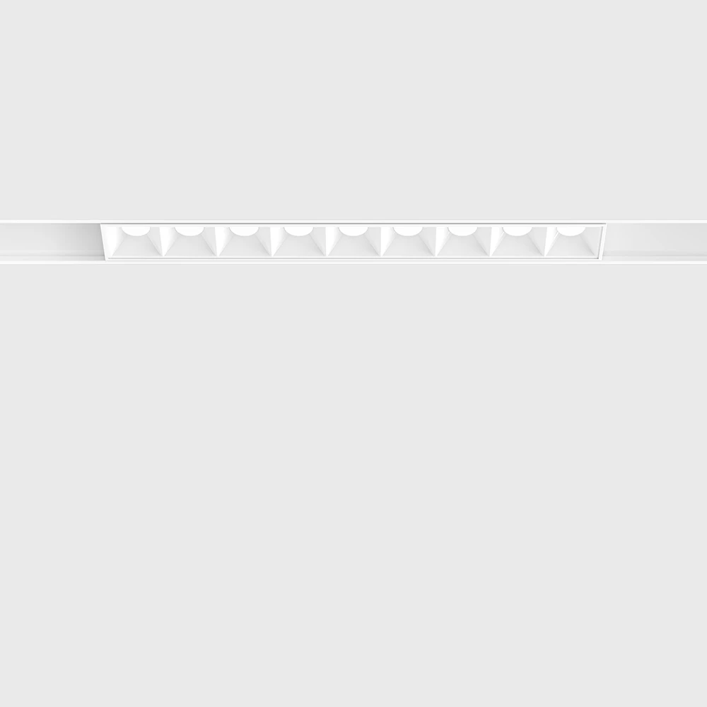 12W LED šviestuvas COMFORT 205 į magnetinę sistemą IN_LINE, baltos sp., 3000K, 48V, 36°, DALI, 4x