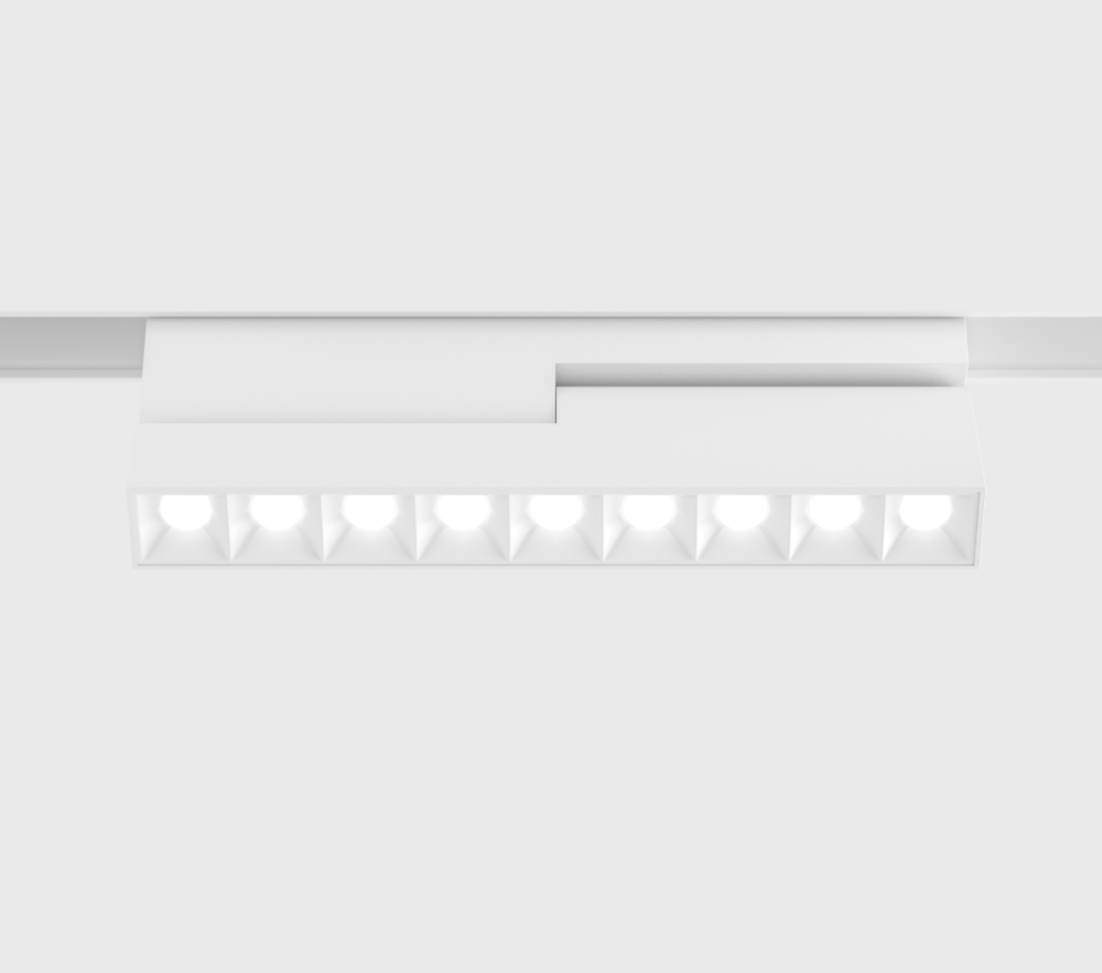 12W LED šviestuvas COMFORT B 205 į magnetinę sistemą IN_LINE, baltas, 3000K, 36°, DALI