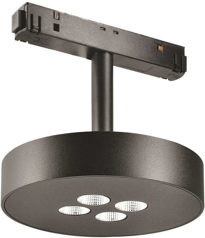 12W LED šviestuvas į magnetinę sistemą ZAMBELIS, juodas, 3000K, 20177