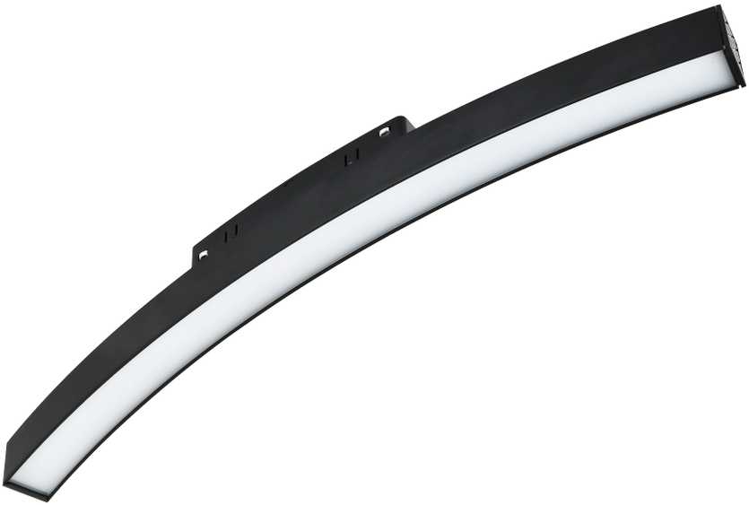 12W LED šviestuvas į magnetines sistemas VIOKEF MAGNETIC CURVY, juodas, 3000K, 4282100