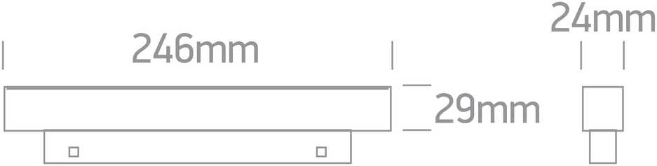 12W LED šviestuvas į magnetines sistemas MINI/MIDI, baltas, 3000/3500/4000K, 48V, 50°, 42112AA/W/V