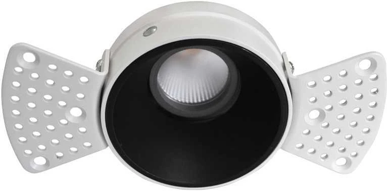 12W LED užglaistomas šviestuvas ALEA, juodas, 3000K, 3914-111B-3-S-38