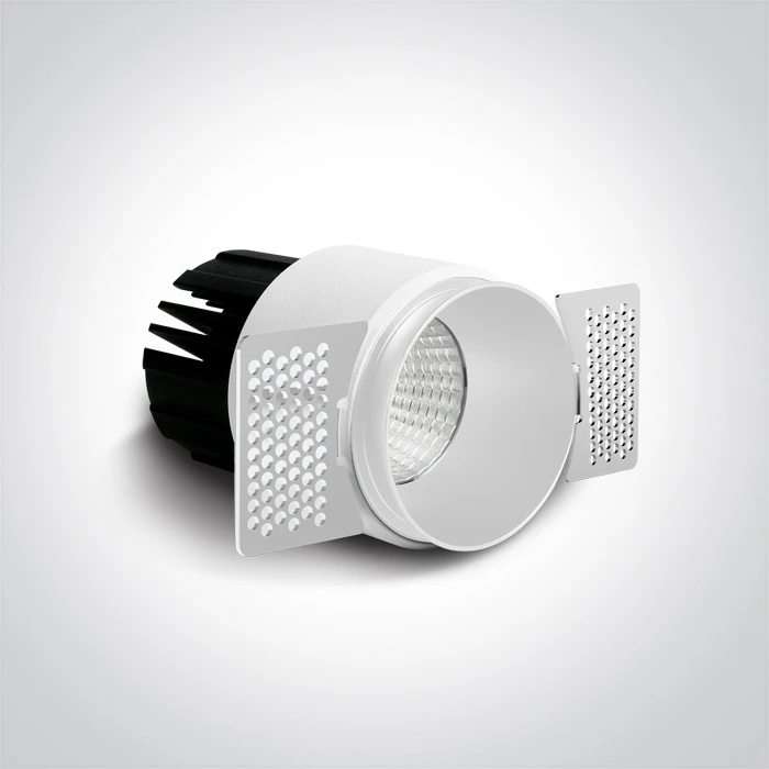 12W LED užglaistomas šviestuvas, baltas, 3000/3500/4000K, dimeriuojamas, 10112BTR/W/V