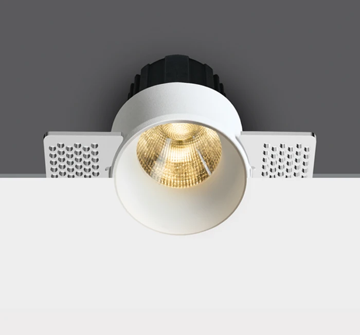 12W LED užglaistomas šviestuvas, baltas, 3000/3500/4000K, dimeriuojamas, 10112BTR/W/V
