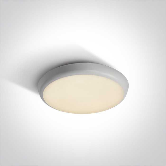 12W LED vidaus/lauko plafonas, baltas, 3000/4000/5000K, IP54, 67366/W/V