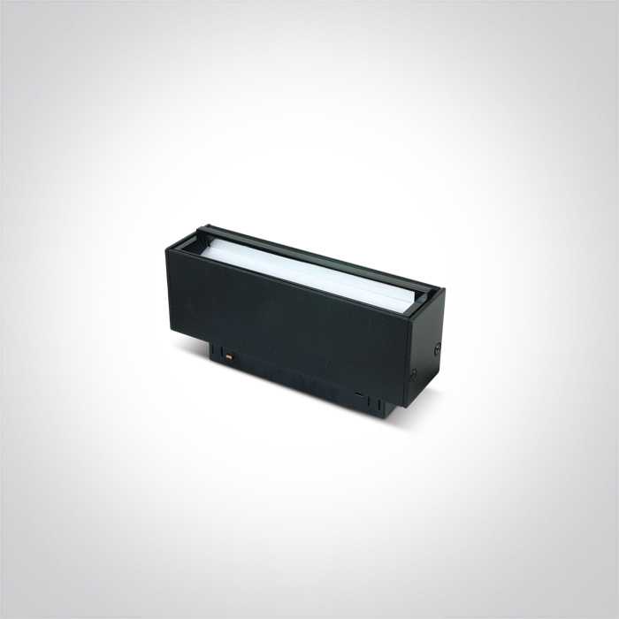12W linijinis šviestuvas į magnetines sistemas ONELIGHT MAXI, juodas, 3000K, 42120B/B/W