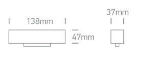12W linijinis šviestuvas į magnetines sistemas ONELIGHT MAXI, juodas, 3000K, 42102A/B/W