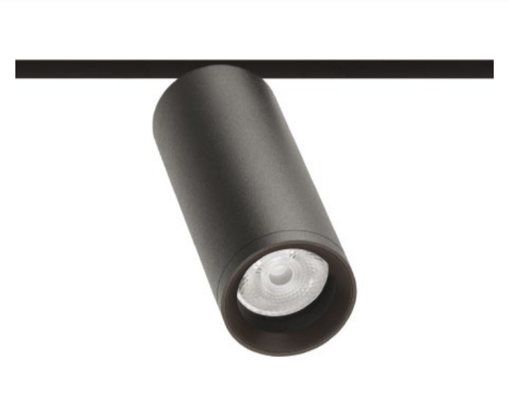 12W šviestuvas į magnetines sistemas FIT 50 48V, 2700K, DALI, juodas