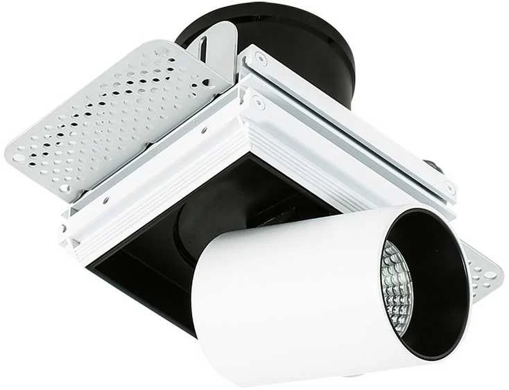 Italux Įleidžiamas LED šviestuvas GL7119-1/12W 3000K WH+BL