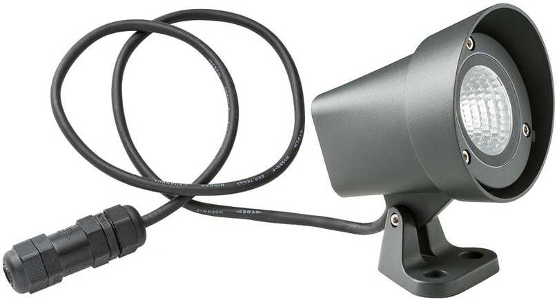 13,2W LED įsmeigiamas lauko šviestuvas ZIGGY, tamsiai pilkas, 3000K, IP65, 90110