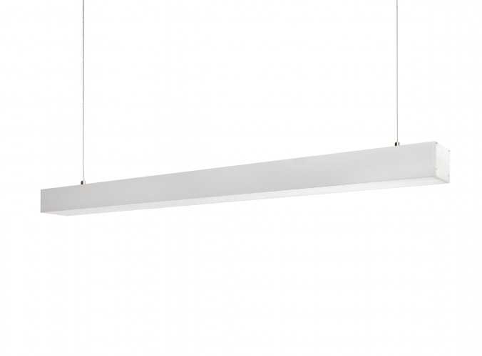 135W LED pakabinamas šviestuvas ALPHA48 PENDANT, 4,5m, baltas, 4000K, DALI