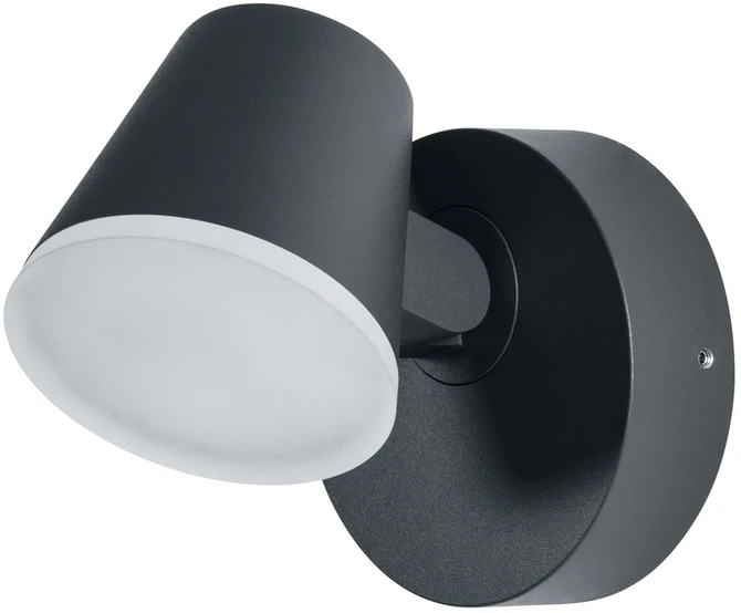 Sieninis šviestuvas 13,5W LED sieninis lauko šviestuvas ENDURA STYLE, tamsiai pilkas, 3000K, IP44