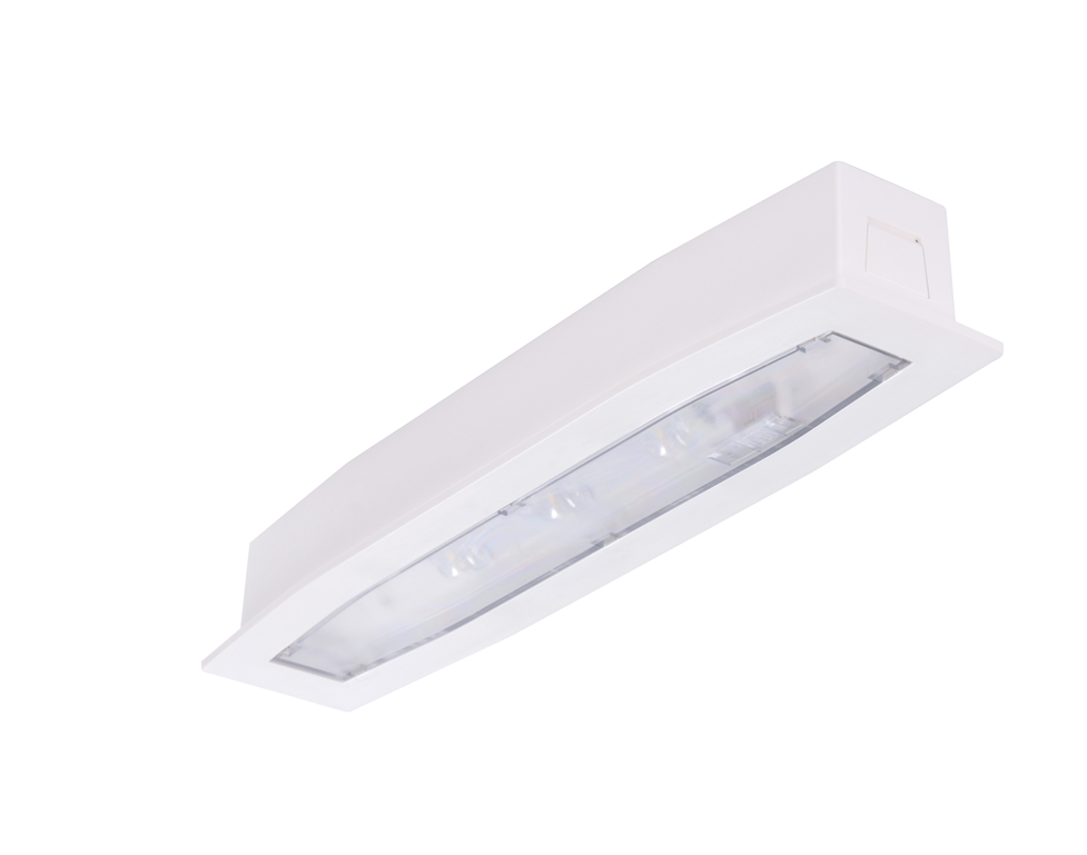 3,5W avarinis šviestuvas SUPREMA SO 650 NM 2H AT IP54 PT, baltas
