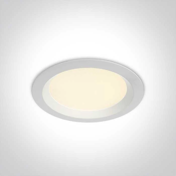 13W LED įleidžiamas šviestuvas, baltas, 3000-4000K-6000K, 10113UV/W/V