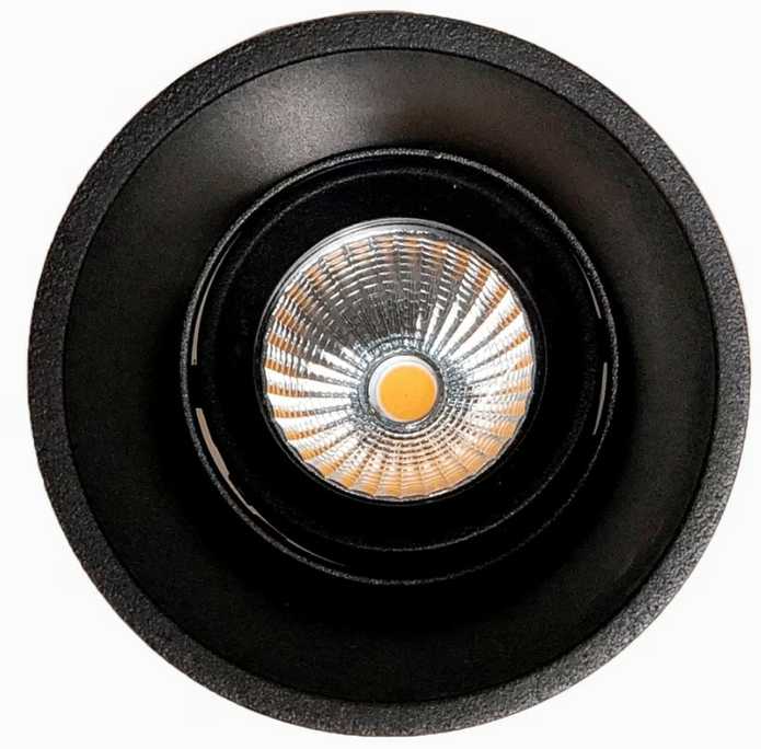 13W LED įleidžiamas šviestuvas TOLVA M, juodas, 3000K, 40˚, DALI