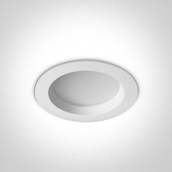 13W LED įleidžiamas vonios šviestuvas, baltas, 3000/4000/5000K, IP54, 10113B/W/V