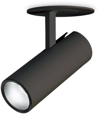 13W LED įleidžiamo montavimo šviestuvas PLAY, juodas, 3000K, reguliuojamas, 364667