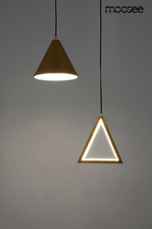 13W LED pakabinamas šviestuvas ACUSTICA, aukso sp., 3000K