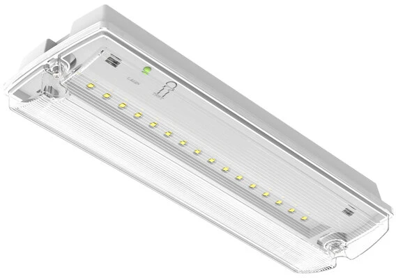 Ledvance 1,3W LED paviršinis evakuacinis šviestuvas EM BULKHEAD, baltas, su 3h avariniu moduliu
