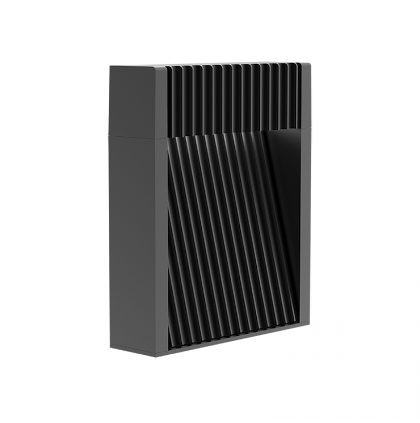 13W LED sieninis fasado šviestuvas, grafito sp., 3000K, IP65, E353