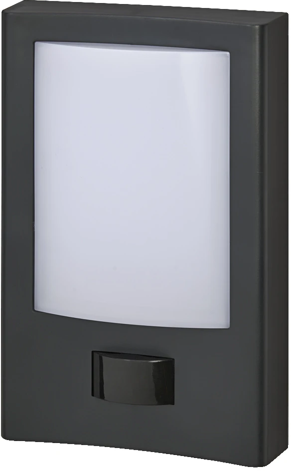 13W LED sieninis lauko šviestuvas ENDURA STYLE, tamsiai pilkas, 3000K, su judesio davikliu, IP44