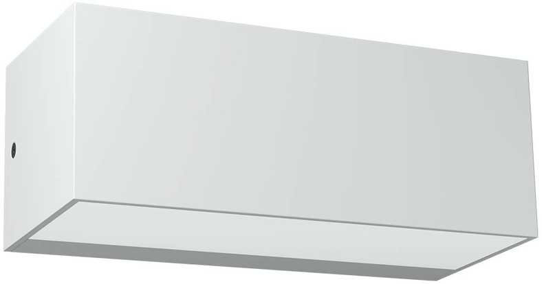 Sieninis šviestuvas 13W LED sieninis lauko šviestuvas LAMPRIS, baltas, 3000K, IP65, 90373