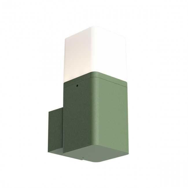 Sieninis šviestuvas 13W LED sieninis lauko šviestuvas VOLT, tamsiai žalias, 3000K, IP54, 90607