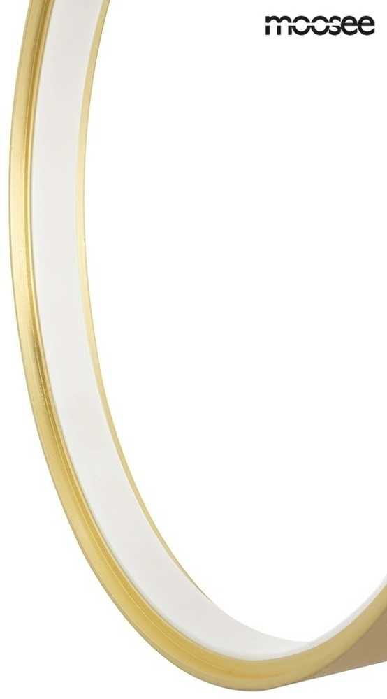 13W LED sieninis šviestuvas CIRCLE WALL, aukso sp., 3000K