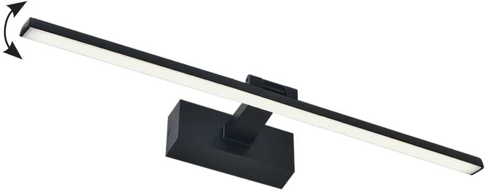13W LED sieninis šviestuvas JASPER, juodas, 3000K, 4234901