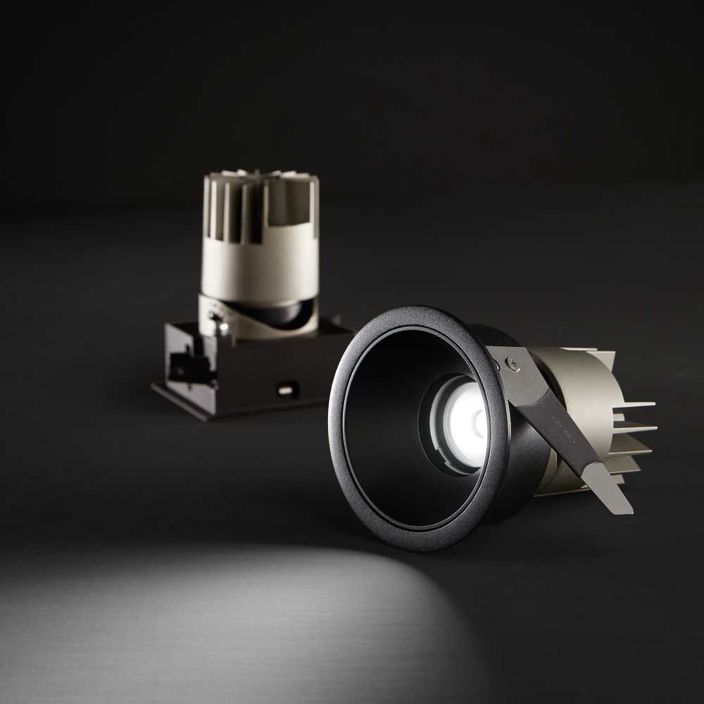 13W LED šviestuvo ZEUS kvadratinis rėmelis, juodas, 323534