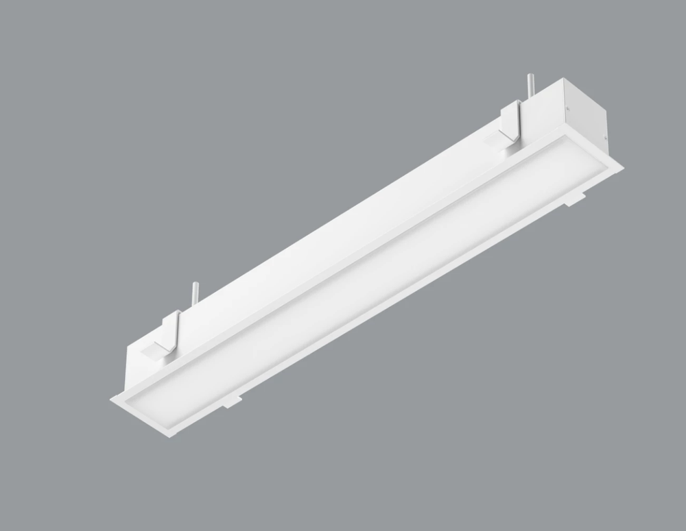 14,4W linijinis įleidžiamas šviestuvas X-LINE G/K LED, anoduoto aliuminio sp., 4000K, IP44