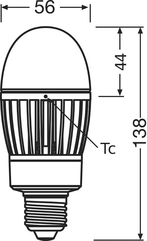 Ledvance 14,5W LED lemputė HQL, E27, baltos matinės sp., 4000K