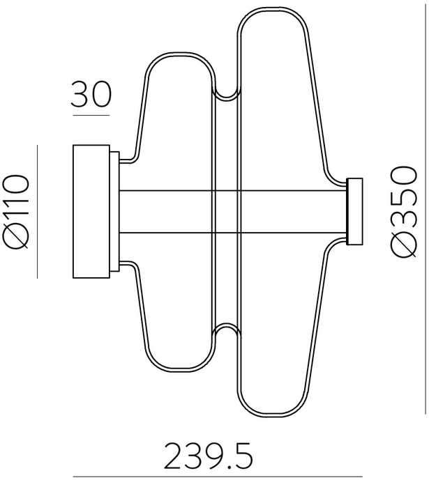 14,5W LED sieninis šviestuvas SIRA, gintaro sp., 2700K, A4013190AB