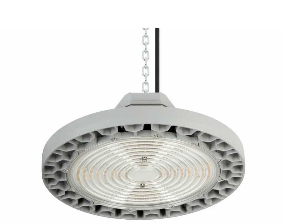 146W LED UFO šviestuvas OCULUS, pilkas, 4000K, IP66, DALI