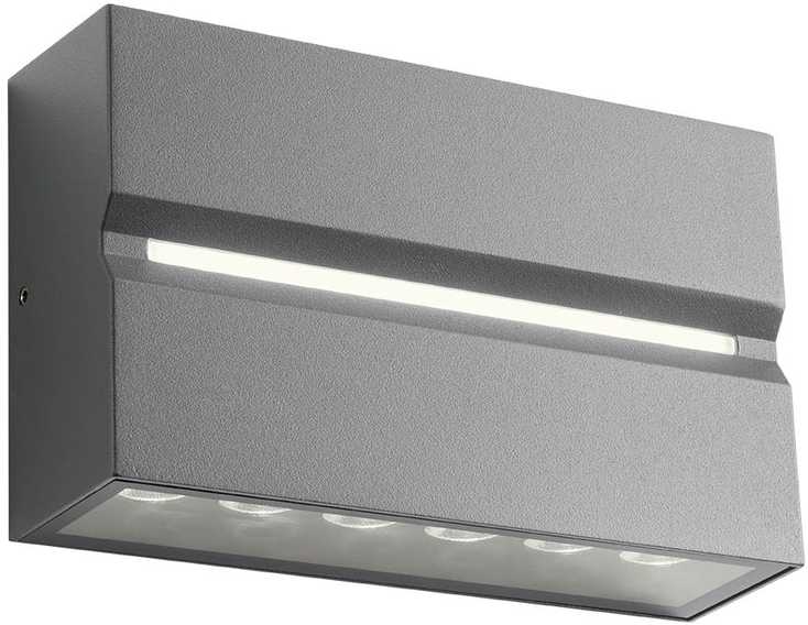 14,7W LED sieninis lauko šviestuvas MITIC, tamsiai pilkas, 3000K, IP54, 90117