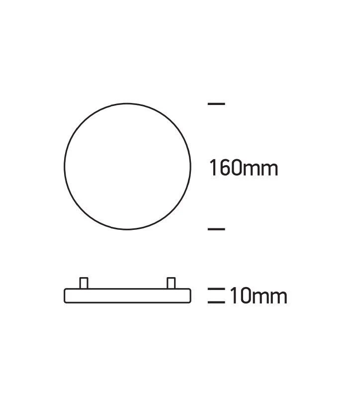 14W įleidžiama panelė, balta, 3000K, 10114CE/W