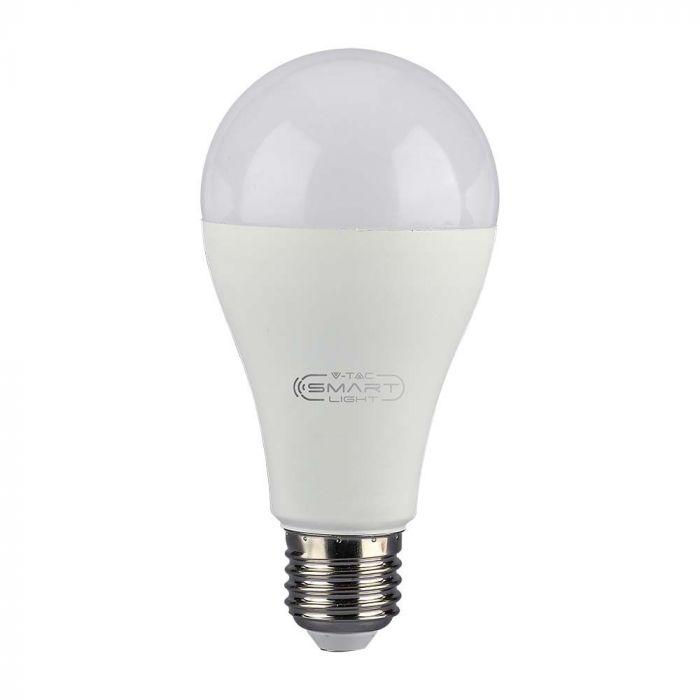 14W LED lemputė, E27, suderinama su AMAZON ALEXA ir GOOGLE HOME, 2700-6500K/RGB