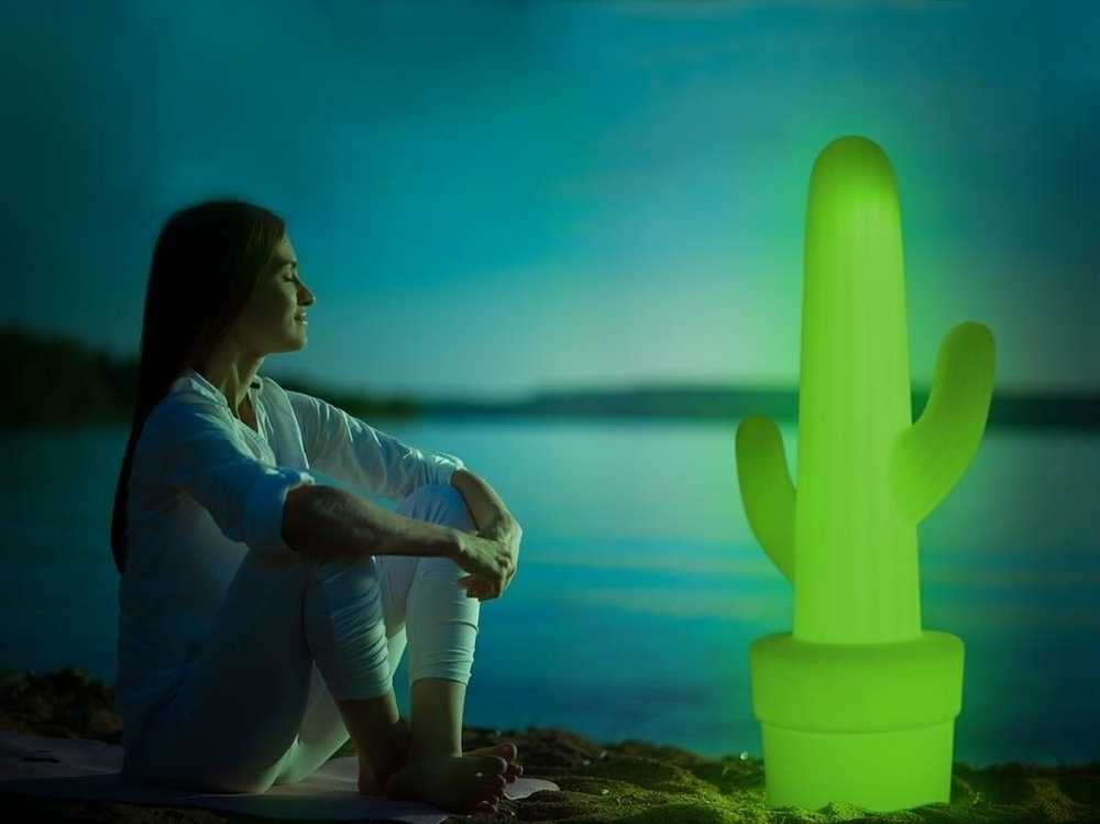 14W LED pastatomas lauko šviestuvas KAKTUS 100, G13, T8, šviesiai žalias, 6000K, IP65, parduodamas su 900mm T8 LED lempa