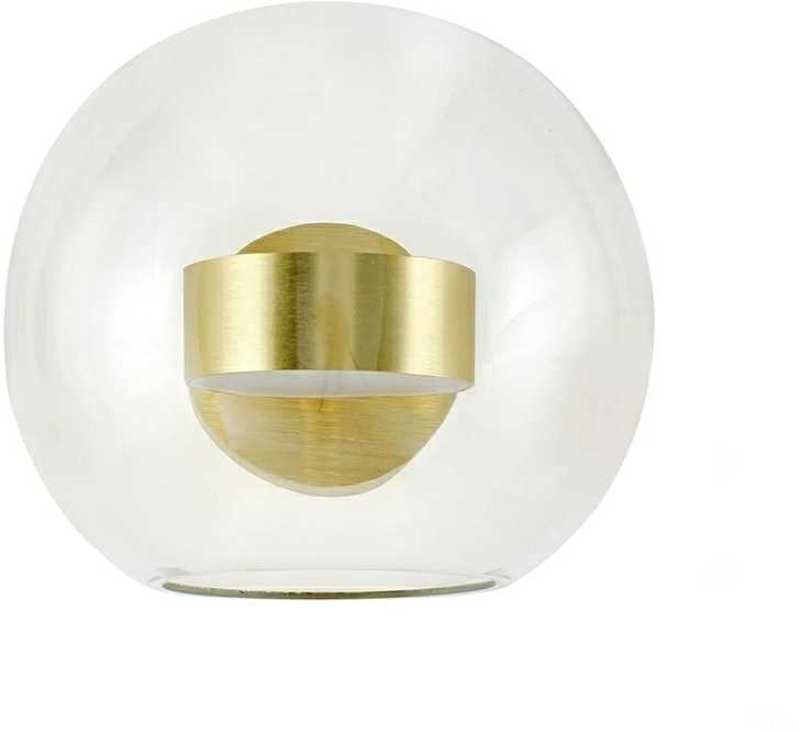 14W LED sieninis šviestuvas CAPRI WALL 1, aukso sp., 3000K
