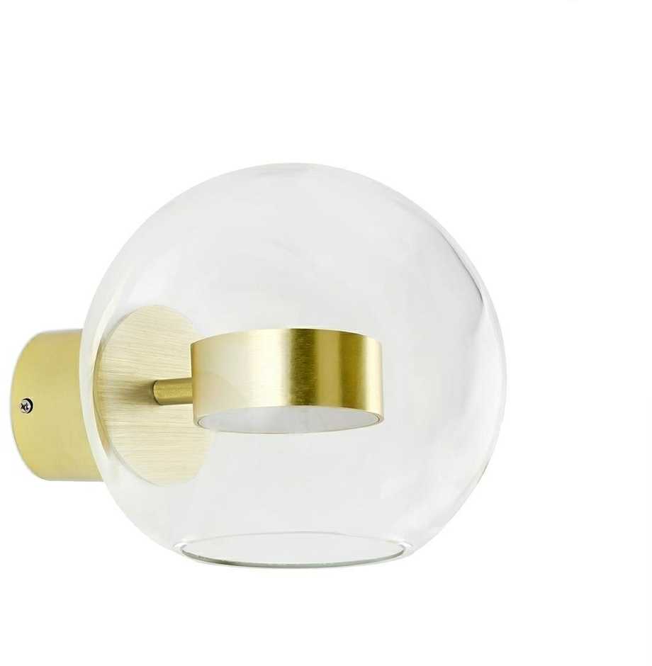 14W LED sieninis šviestuvas CAPRI WALL 1, aukso sp., 3000K