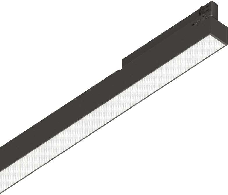 14W linijinis šviestuvas į 3 fazių bėgelius DISPLAY, juodas, 3000K, 283692